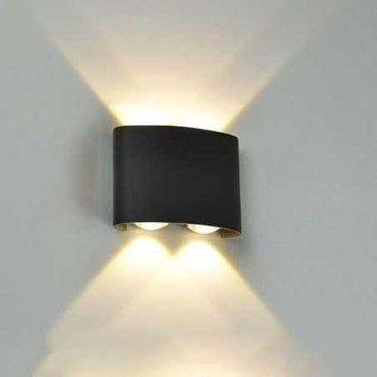 APLICA CU LED EXTERIOR LUMINA CALDA 2056/2 BK