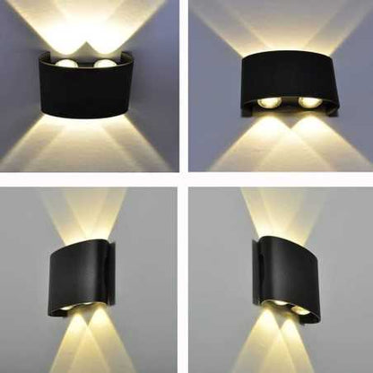 APLICA CU LED EXTERIOR LUMINA CALDA 2056/2 BK